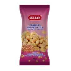 Горіхи Sultan Арахіс смажений солоний зі смаком червоної ікри 60 г (slt.51776)