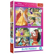 Пазл Trefl Princess Казкові дні 2x70 (5900511344400)