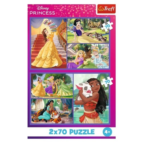 Пазл Trefl Princess Казкові дні 2x70 (5900511344400)