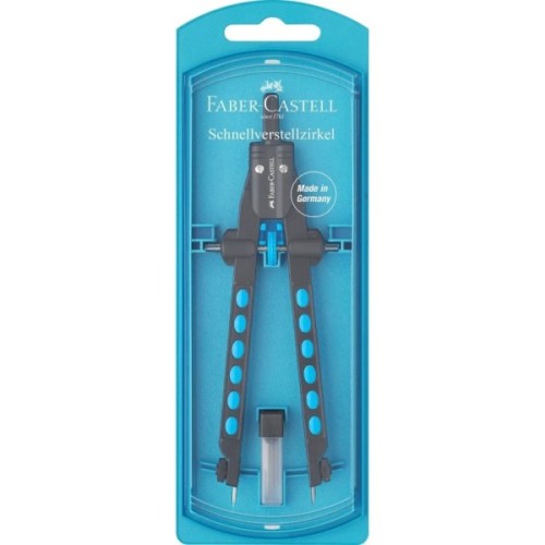 Циркуль Faber-Castell Factory compass with quick set mechanism, діаметр 340 мм (30760)