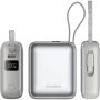 Батарея універсальна Choetech 10000mAh, 35W. PD/3.0, LED Display, buid-in type-C cabel, Grey (B832-GY)