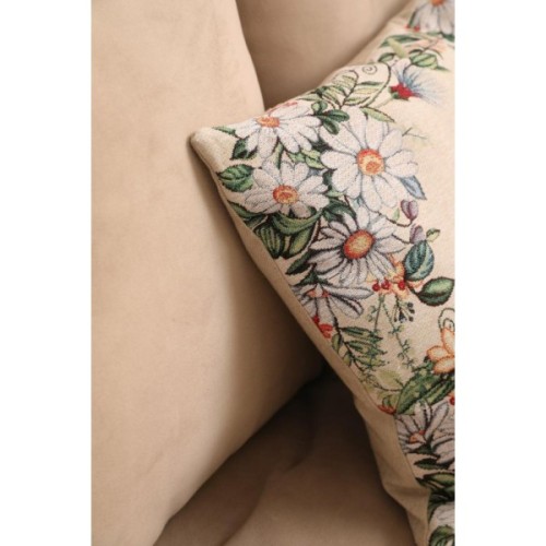 Подушка Прованс гобеленова декоративна Alicia метелики та квіти 45х45 см (021823)