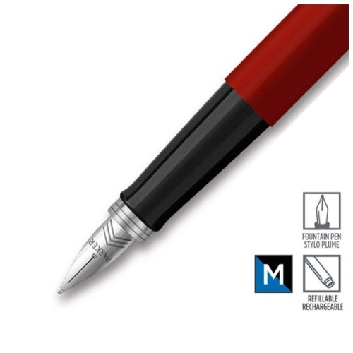 Ручка пір'яна Parker JOTTER 17 Original Red CT  FP M блистер (15 716)