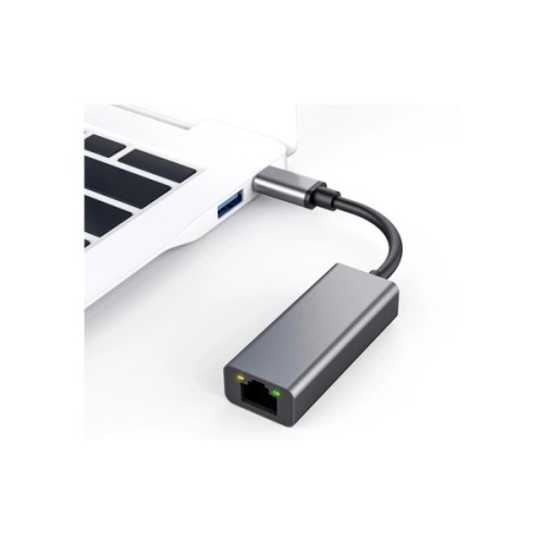 Адаптер USB-C to RJ45 Ethernet 1000Mbps Dynamode (DM-AD-GLAN-C)