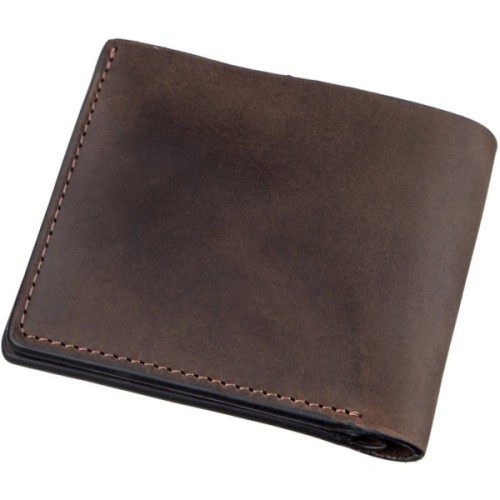 Портмоне Grande Pelle Унісекс на магніті Коричневе (11208)