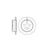 Гальмівний диск REMSA 61182.10