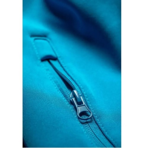 Куртка робоча Hoegert BIESE HT5K256-S SoftShell 96% поліестер/4% еластан синя, S (48) (HT5K256-S)