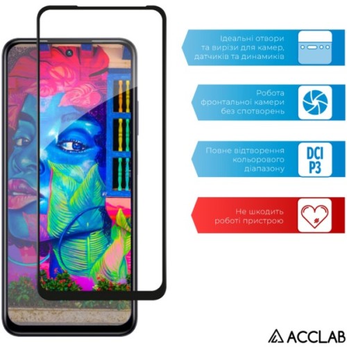 Скло захисне ACCLAB Full Glue Infinix Hot 30 Play Black (1283126589591)