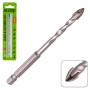 Свердло Alloid по склу та кераміці, QUADRO, 8мм, HEX 1/4", L=120мм (GB-20008)