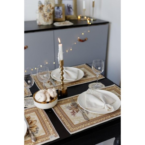 Серветка на стіл Прованс гобеленова Золоте свято 30х50 см (036311)