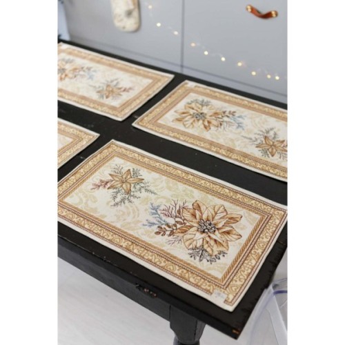 Серветка на стіл Прованс гобеленова Золоте свято 30х50 см (036311)