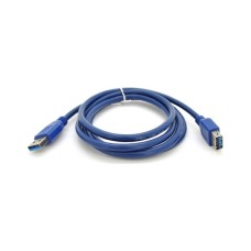 Дата кабель USB 3.0 AM/AF 1.5m blue Voltronic (YT-3.0AM\AF-1.5BL)