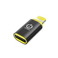 Перехідник USB-C F to Lightning M 30W black XoKo (AC-033)