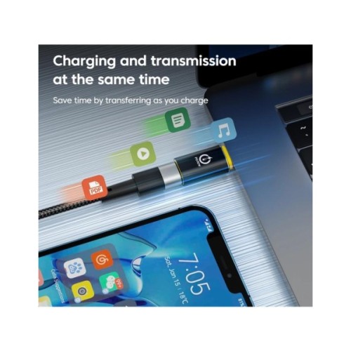 Перехідник USB-C F to Lightning M 30W black XoKo (AC-033)