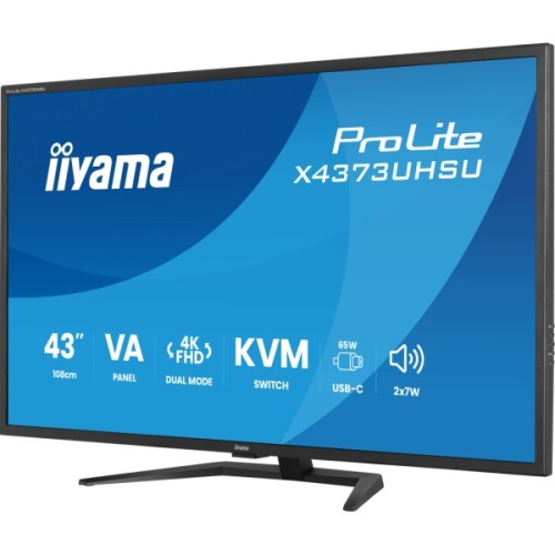 Монітор iiyama X4373UHSU-B2