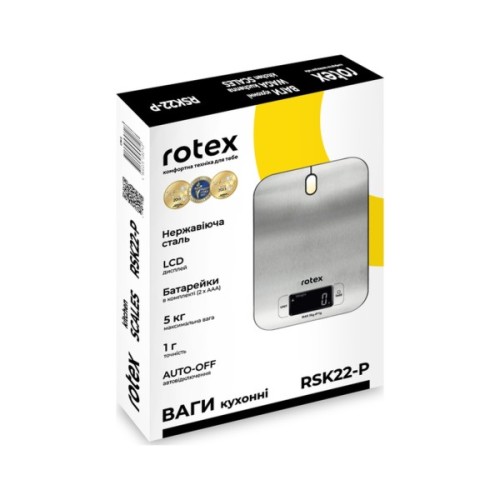 Ваги кухонні Rotex RSK22-P