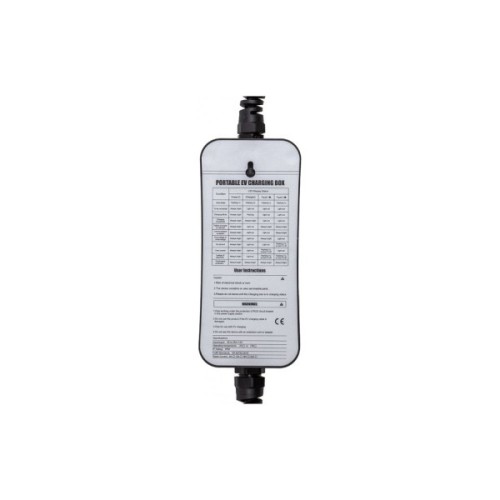Зарядний пристрій для електромобіля HiSmart Type 1 - Schuko (220V), 16A, 3.6кВт, 1-фазное, 5м (EV200689)