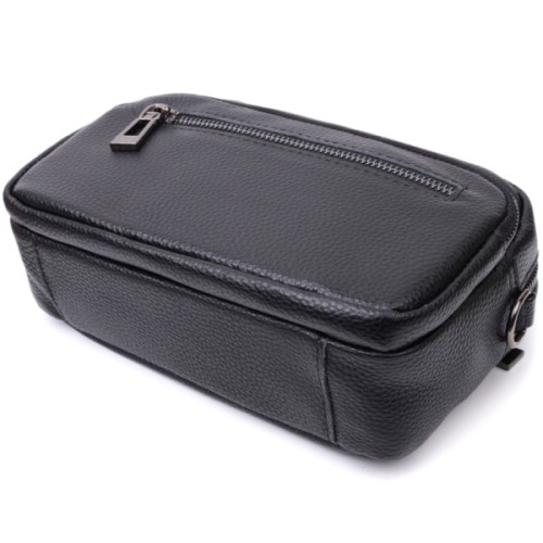 Сумка Vintage З натуральної шкіри Чорна (22640)