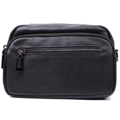 Сумка Vintage З натуральної шкіри Чорна (22640)