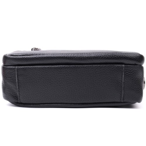 Сумка Vintage З натуральної шкіри Чорна (22640)