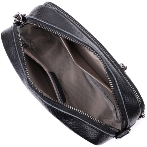 Сумка Vintage З натуральної шкіри Чорна (22640)