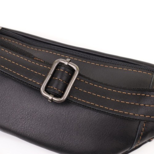 Сумка Shvigel З натуральної шкіри Чорна (23125)