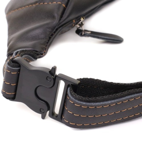 Сумка Shvigel З натуральної шкіри Чорна (23125)