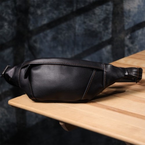 Сумка Shvigel З натуральної шкіри Чорна (23125)