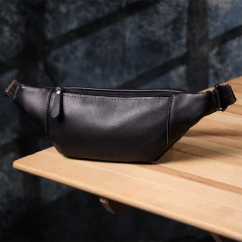 Сумка Shvigel З натуральної шкіри Чорна (23125)