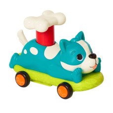 Розвиваюча іграшка Battat Машинка інерційна серії Лапкомобілі - Песик, бірюзовий (BX2504Z)