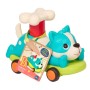 Розвиваюча іграшка Battat Машинка інерційна серії Лапкомобілі - Песик, бірюзовий (BX2504Z)
