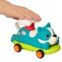 Розвиваюча іграшка Battat Машинка інерційна серії Лапкомобілі - Песик, бірюзовий (BX2504Z)