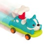 Розвиваюча іграшка Battat Машинка інерційна серії Лапкомобілі - Песик, бірюзовий (BX2504Z)