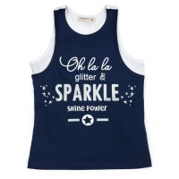 Футболка дитяча Breeze "SPARKLE" (12482-128G-blue)