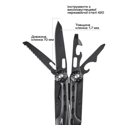 Мультитул Active Ranger Tool Black (PE58A-H)