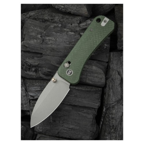 Ніж Weknife Banter 2, Green Mikarta, Stonewash (WE23075-3)