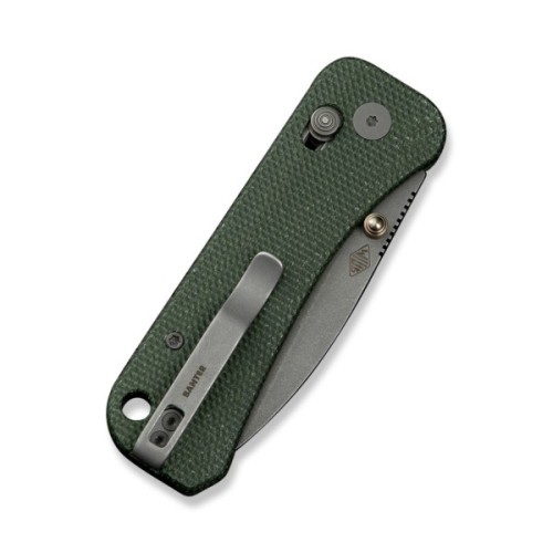 Ніж Weknife Banter 2, Green Mikarta, Stonewash (WE23075-3)