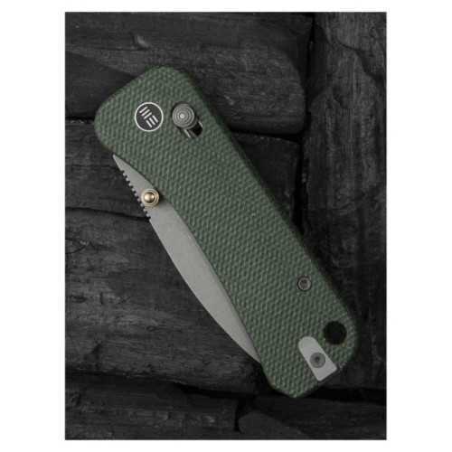 Ніж Weknife Banter 2, Green Mikarta, Stonewash (WE23075-3)