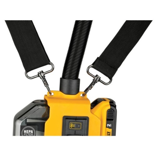 Пилосос будівельний DeWALT 18В XR Li-Ion, HEPA Filter, 1.65 кг (без АКБ та ЗУ) (DWH161N)