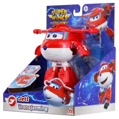 Фігурка Super Wings трансформер Transforming Джетт (Jett) (EU780210)