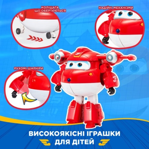Фігурка Super Wings трансформер Transforming Джетт (Jett) (EU780210)
