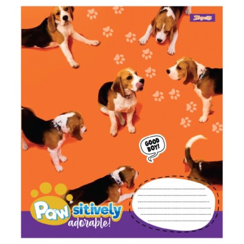 Зошит 1 вересня Pawsitively А5 18 аркушів лінія (768239)