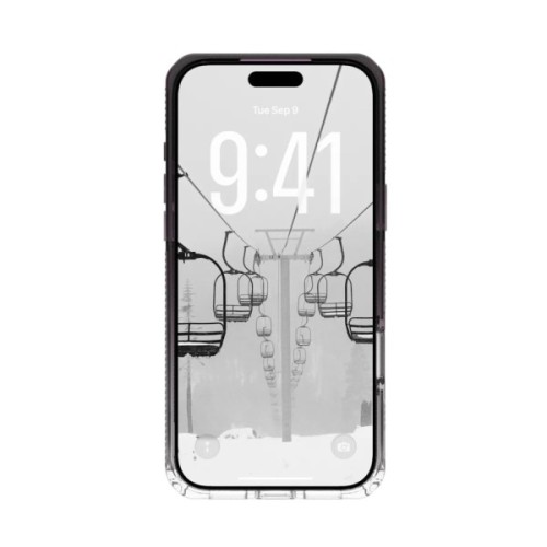 Чохол до мобільного телефона UAG Plyo MagSafe iPhone 17 Pro Max Black/Clear Ombre (11453011404G)
