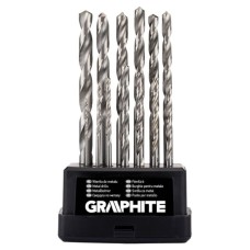 Набір свердл Graphite по металу, HSS-G, 1.5–6.5мм, кейс, 13шт (54T915)