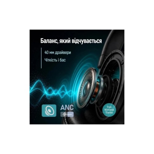 Навушники ColorWay Aero ANC Black (CW-HBT02BK)