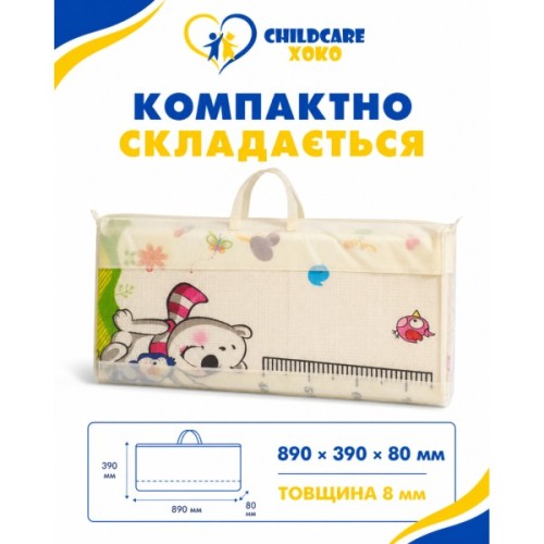 Дитячий килимок XoKo Childcare двосторонній термокилимок 200 × 180 х 0,8 см (XK-CHC-20-18-CRP1)