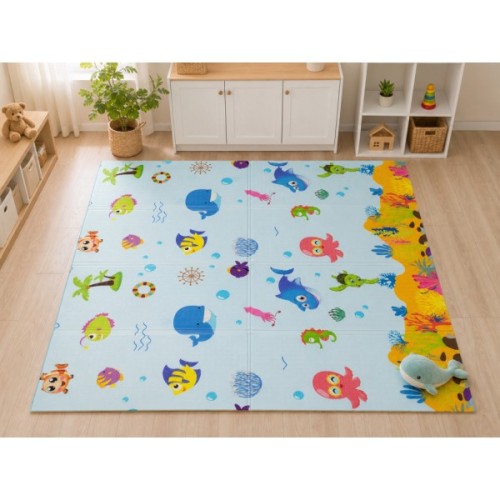 Дитячий килимок XoKo Childcare двосторонній термокилимок 200 × 180 х 0,8 см (XK-CHC-20-18-CRP1)