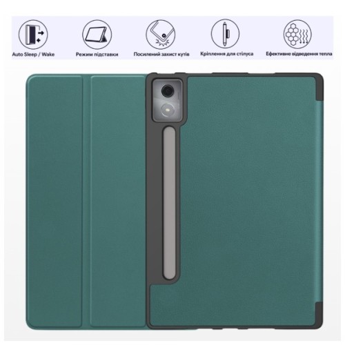 Чохол до планшета BeCover Flexible TPU Matte Lenovo Idea Tab Pro 12.7" Dark Green (716145)