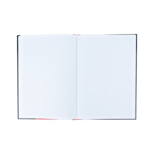 Канцелярська книга Axent Colors А4, 80 аркушів, клітинка, червона (8421-08-A)