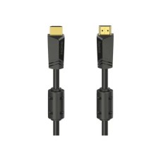 Кабель мультимедійний HDMI M to HDMI M 10.0m 4K Ethernet gold black Hama (00205009)